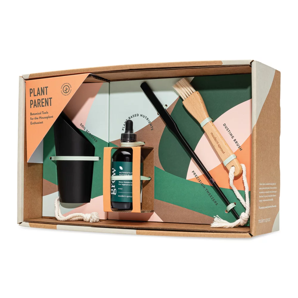 Ensemble de soins pour les plantes Modern Sprout® Plant Parent - Noir