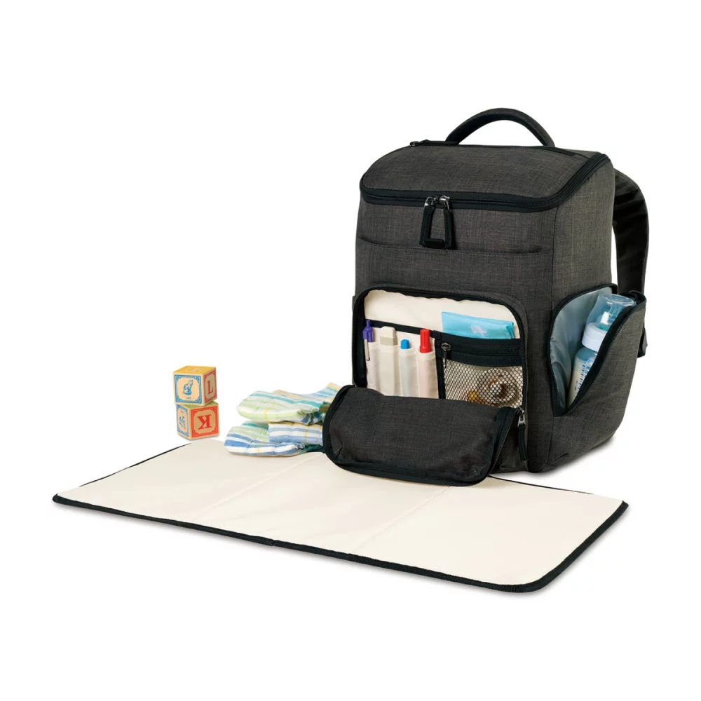 Reagan Diaper Backpack - Charcoal Heather