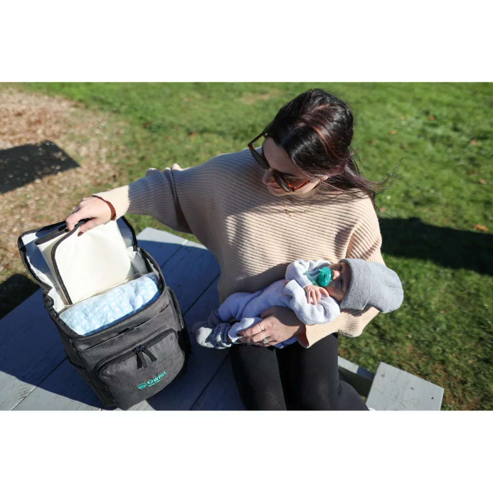 Reagan Diaper Backpack - Charcoal Heather