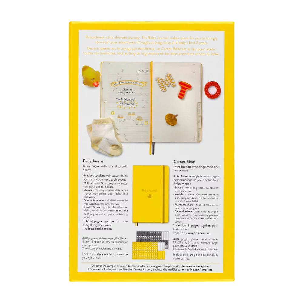 Moleskine® Passion Journal - Baby - Golden Yellow
