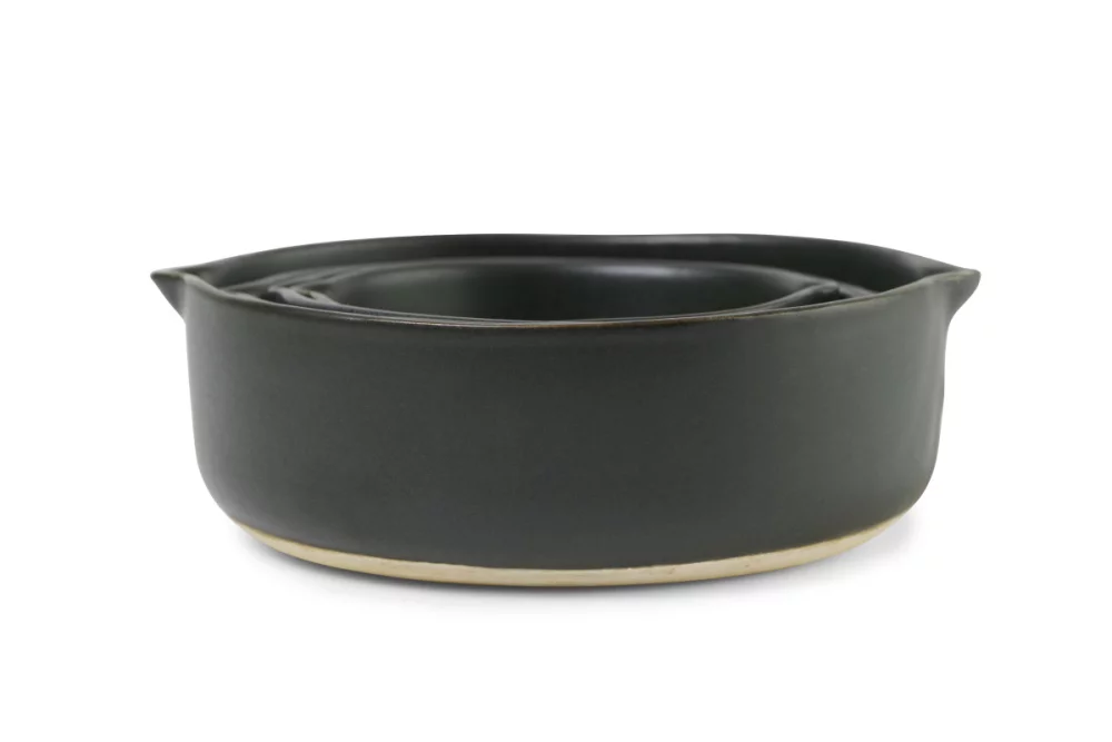 Be Home® Brampton Nested Stoneware Measuring Cups - Black