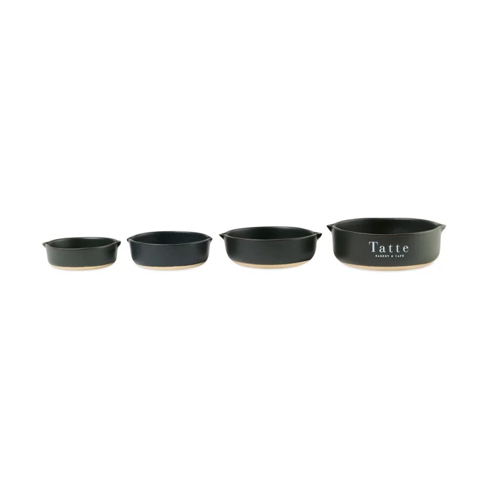 Be Home® Brampton Nested Stoneware Measuring Cups - Black
