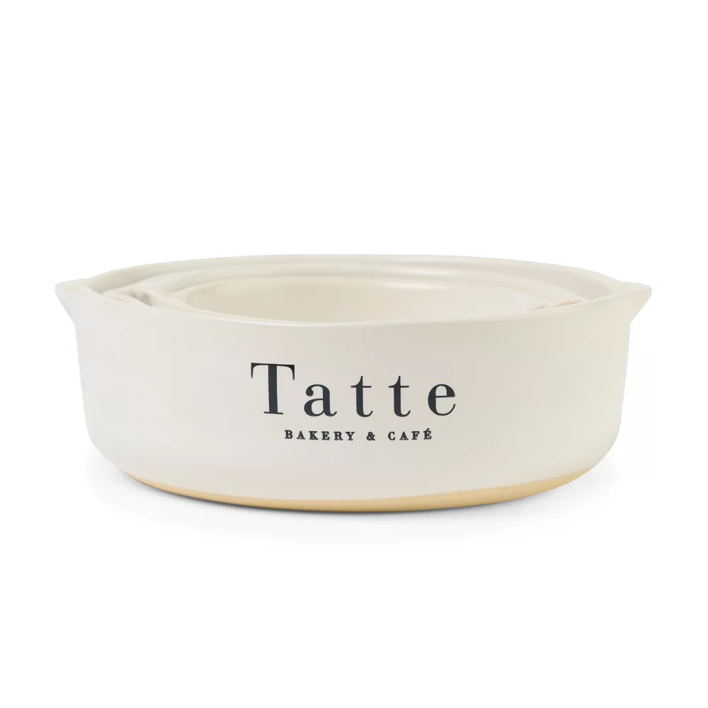 Ensemble de tasses à mesurer en grès nichées Be Home® Brampton - Blanc