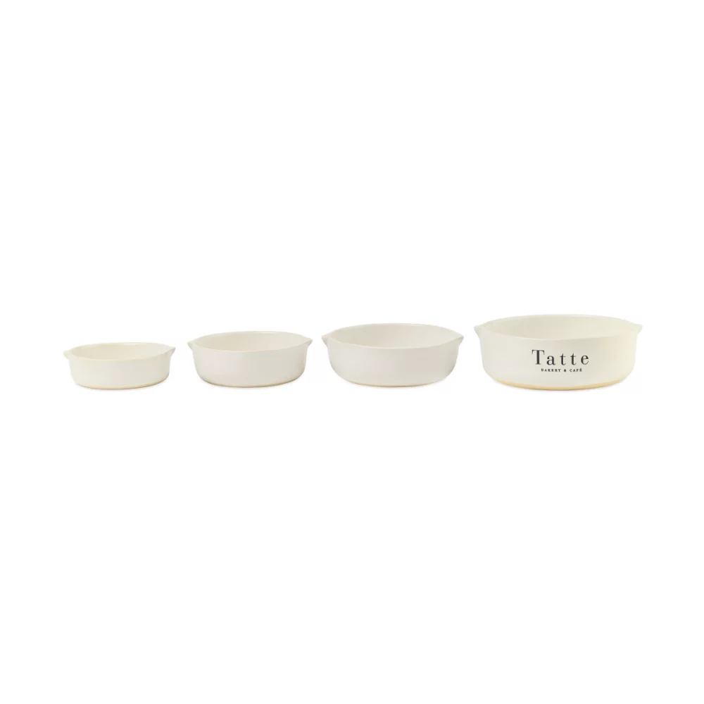 Be Home® Brampton Nested Stoneware Measuring Cups - White