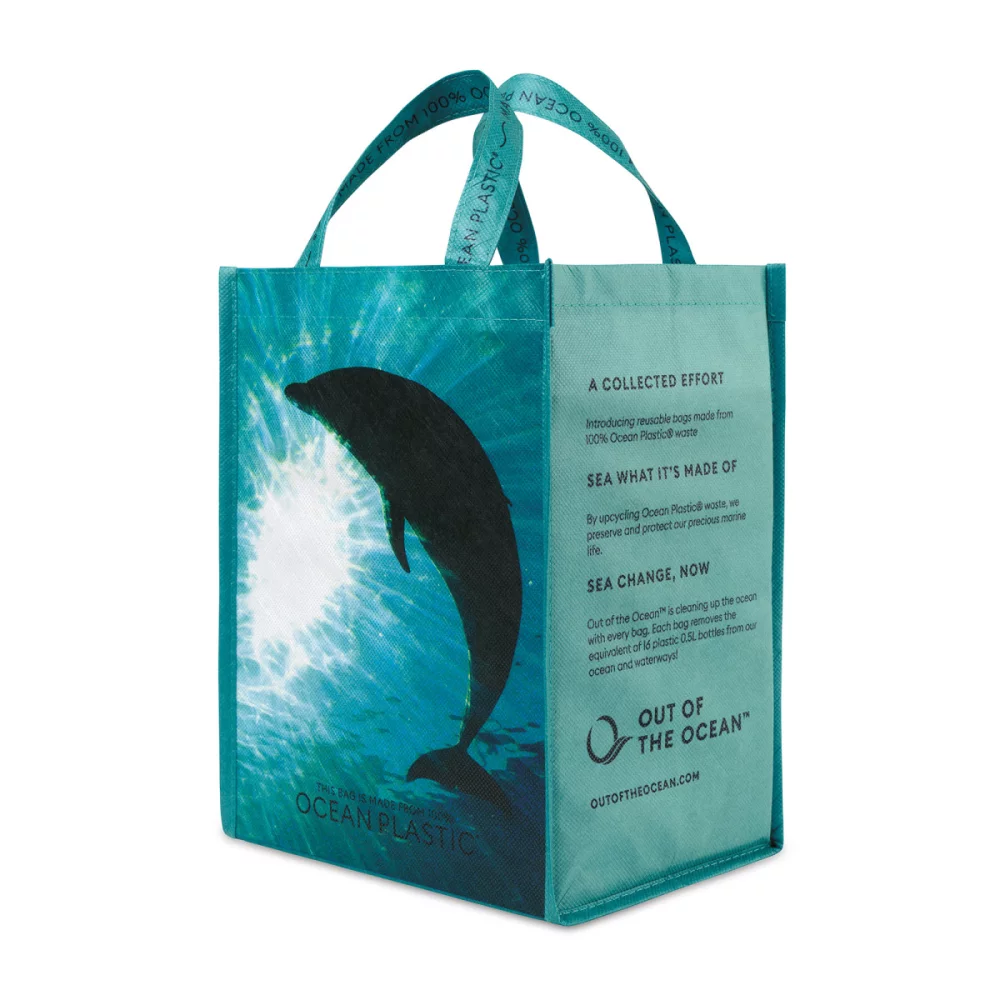 Out of the Ocean® Reusable Lunch Shopper - Seafoam