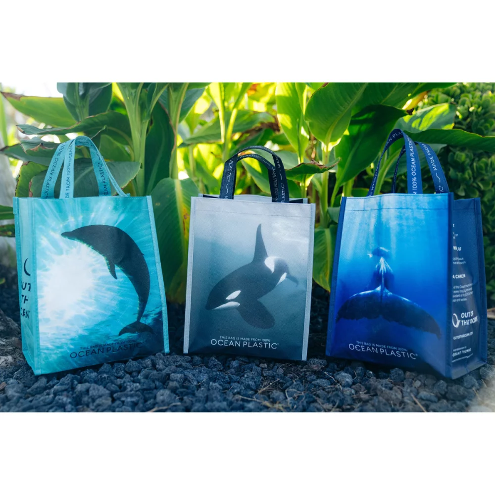 Out of the Ocean® Reusable Lunch Shopper - Black