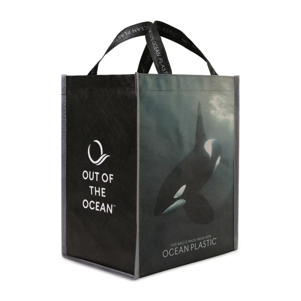 Out of the Ocean® Reusable Lunch Shopper - Black