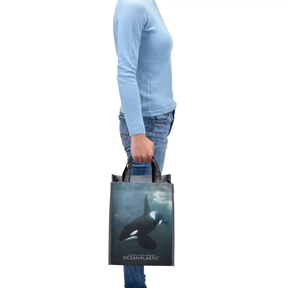 Out of the Ocean® Reusable Lunch Shopper - Black