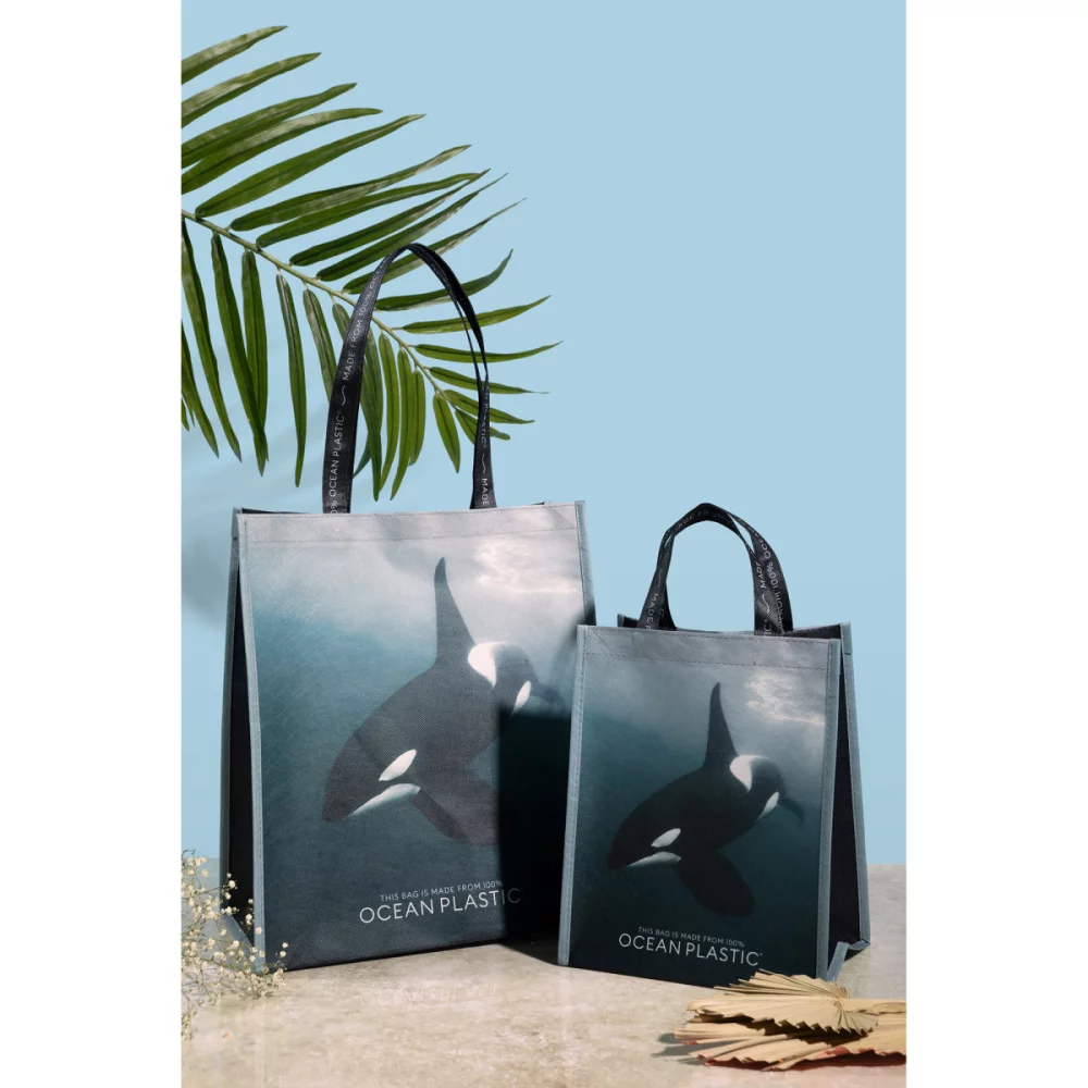 Out of the Ocean® Reusable Lunch Shopper - Black