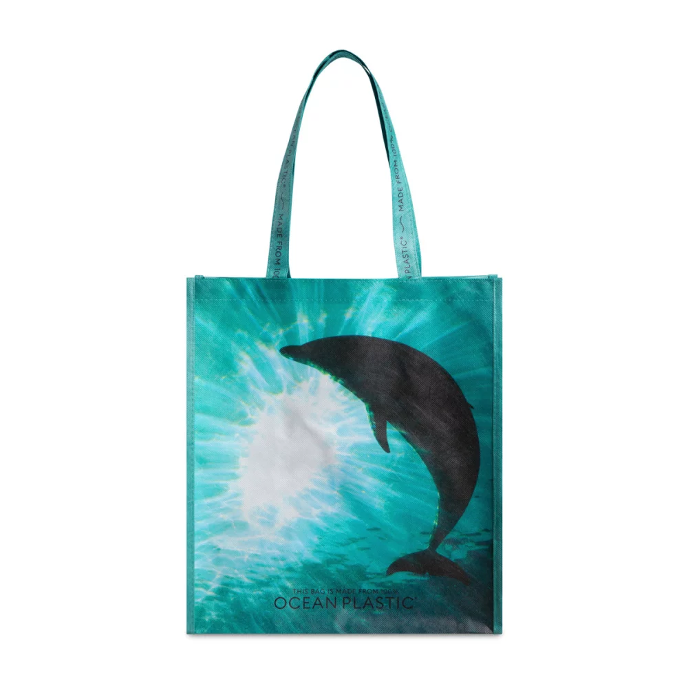 Out of the Ocean® Reusable Large Shopper - Seafoam