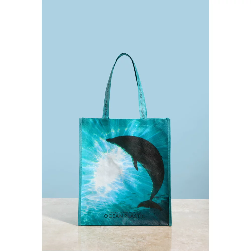 Out of the Ocean® Reusable Large Shopper - Seafoam