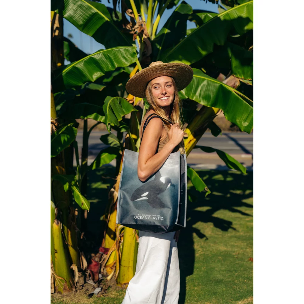 Out of the Ocean® Reusable Large Shopper - Black