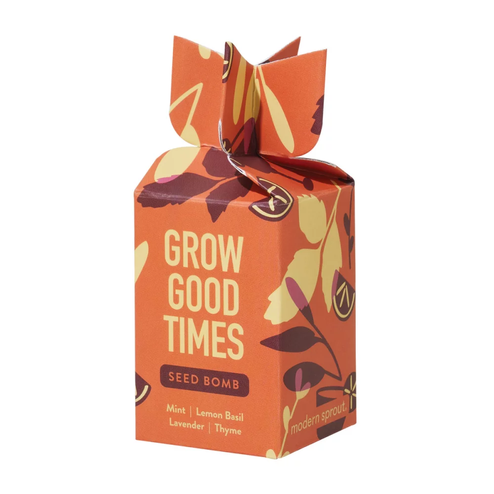 Modern Sprout® Encouragement Seed Bomb - Grow Good Times