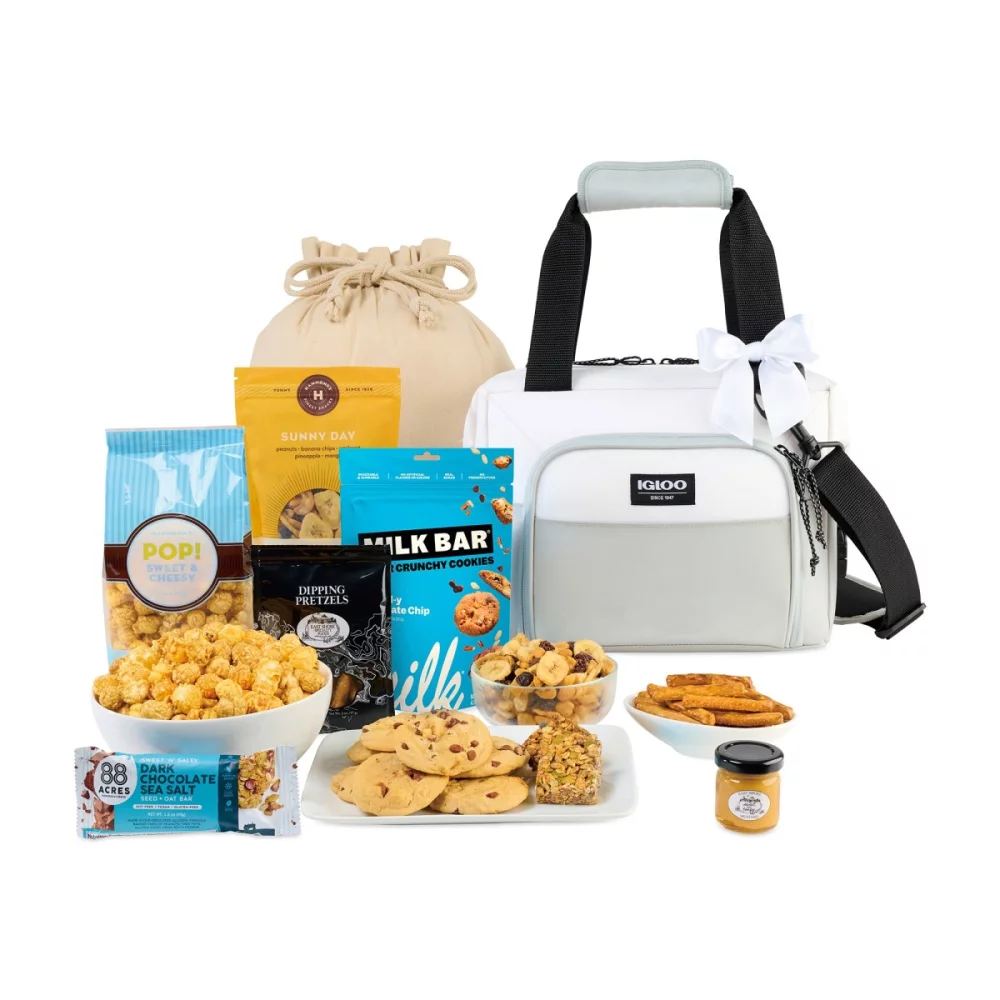 Igloo Seadrift Célébrez les bons moments Glacière Gourmet - Blanc-Gris