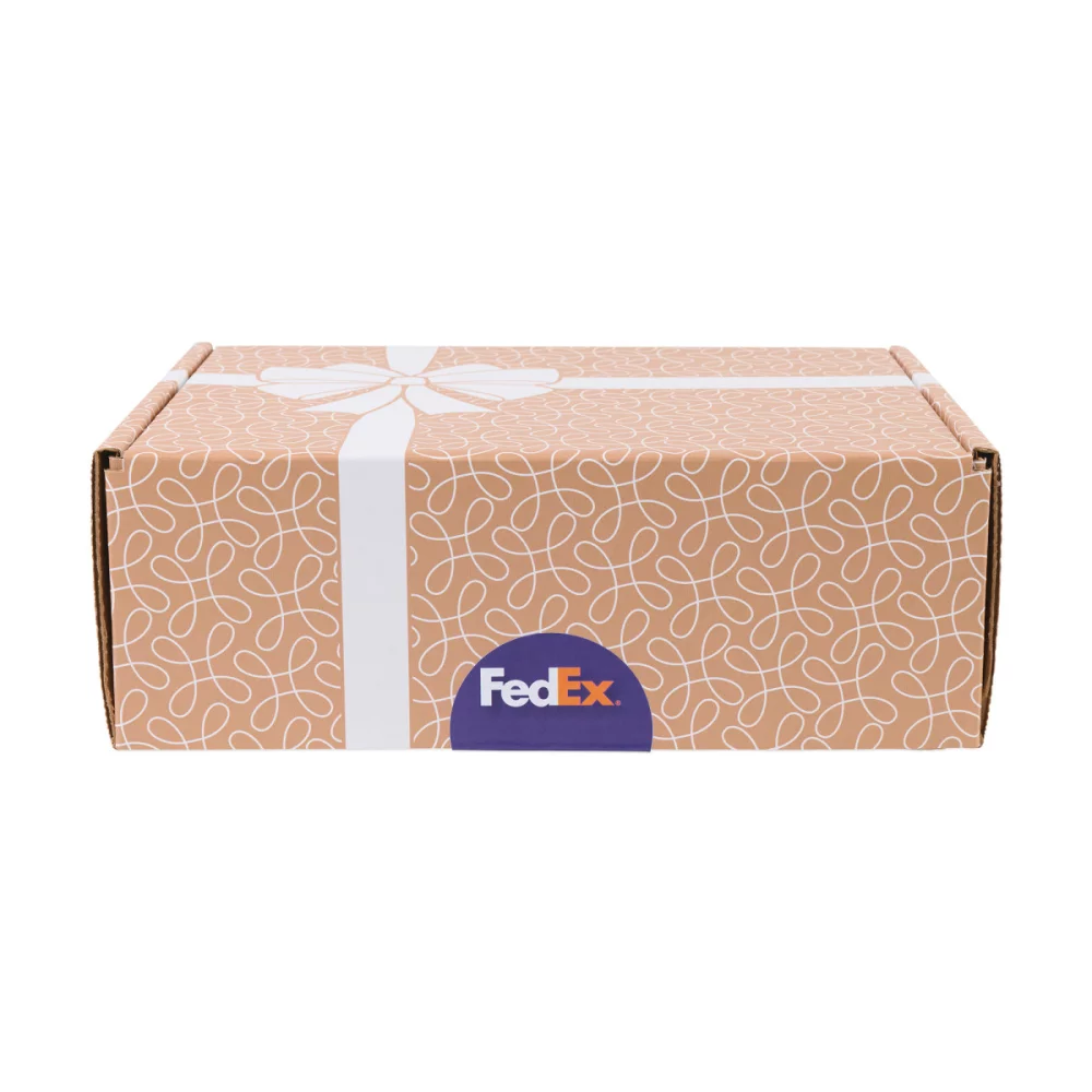Custom Gift Box Seal - White