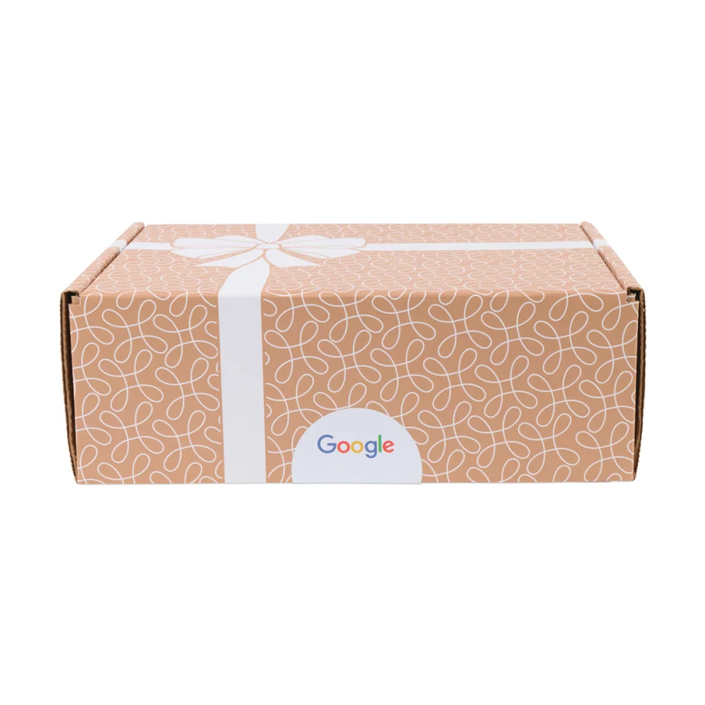 Custom Gift Box Seal - White