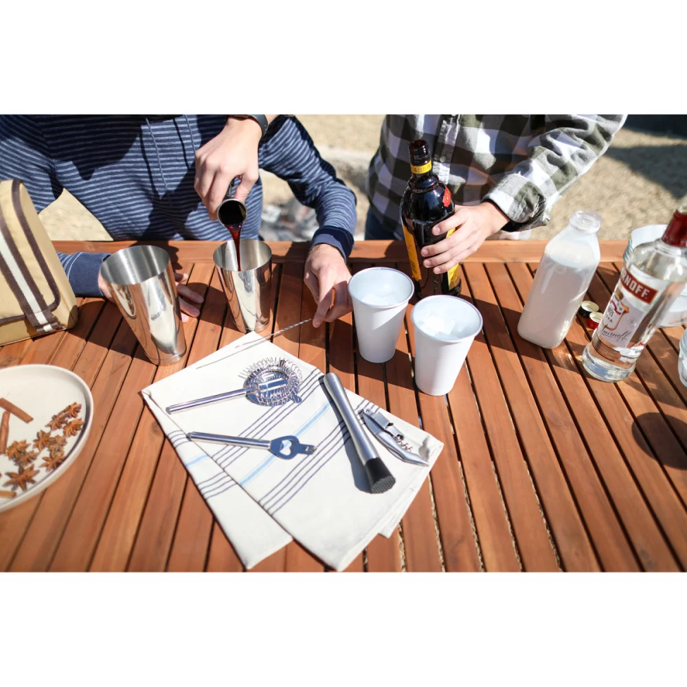 Heritage Supply Traveling Mixologist Tote Kit - Dune