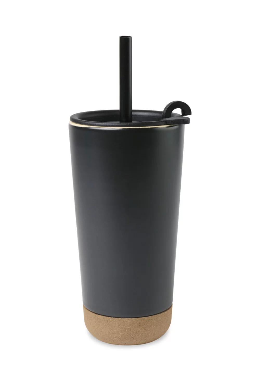 Tasse de voyage en céramique Valo - 18 oz - Noir