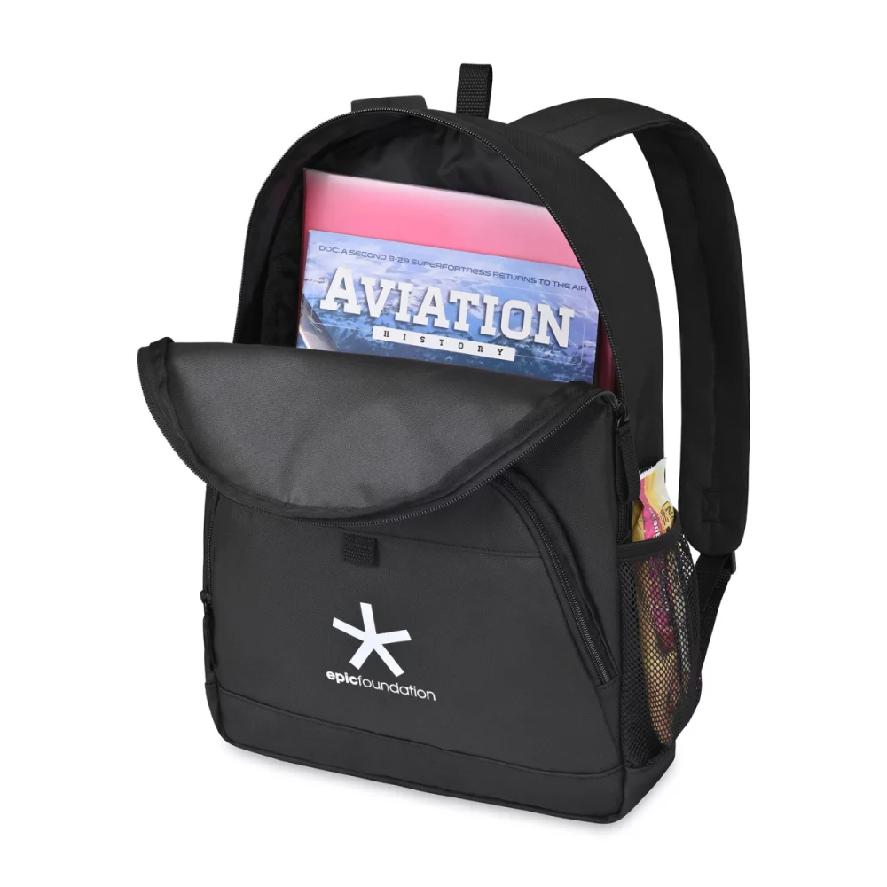 Repeat Recycled Poly Backpack - Black