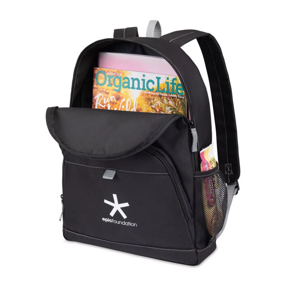 Repeat Recycled Poly Backpack - Medium Grey
