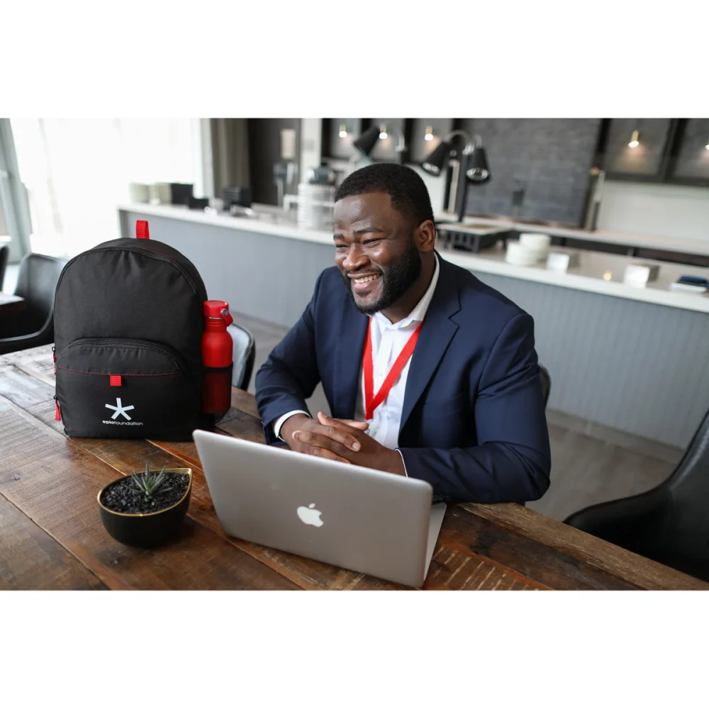 Repeat Recycled Poly Backpack - Red