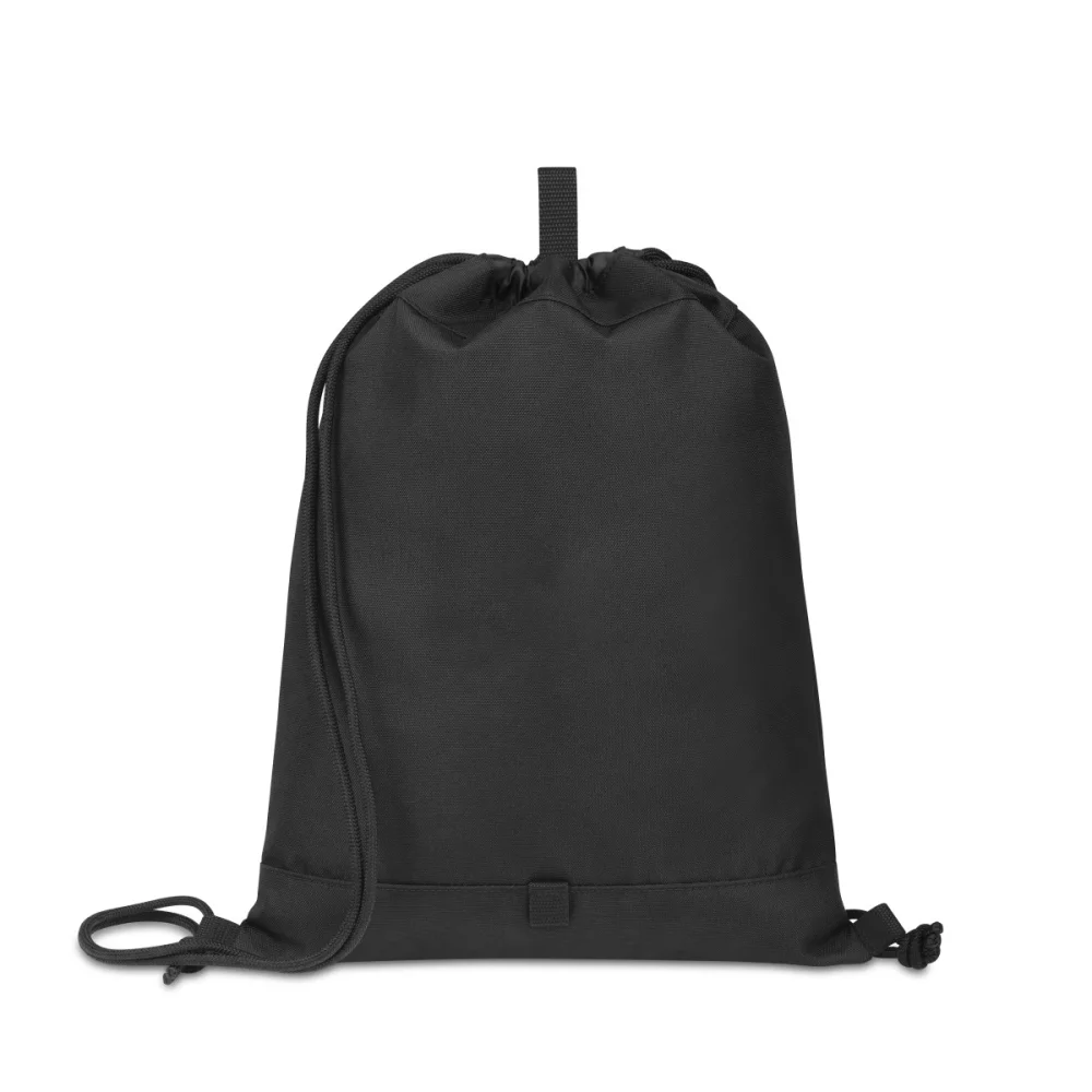 Repeat Recycled Poly Cinchpack - Black
