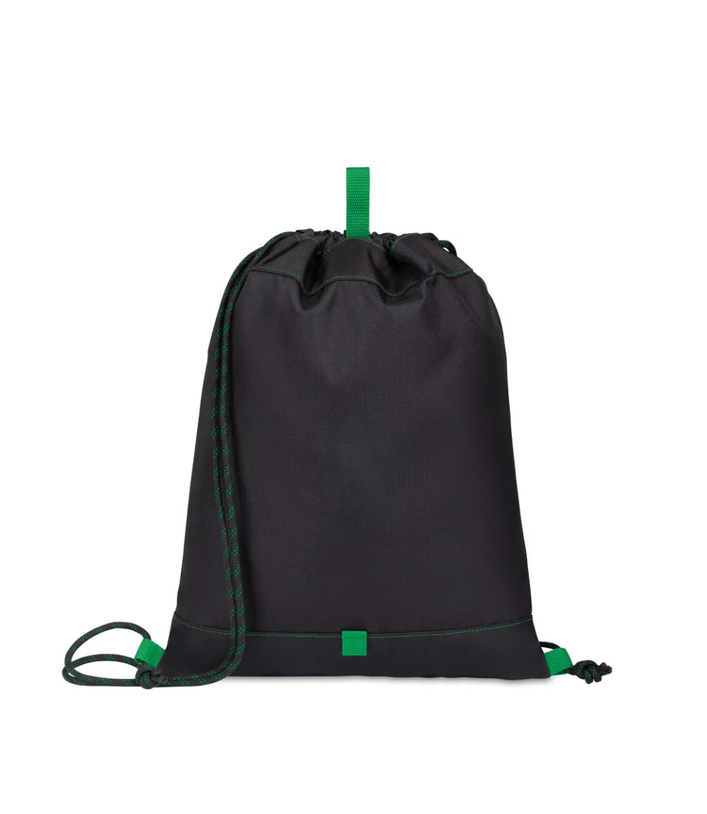 Repeat Recycled Poly Cinchpack - Kelly Green