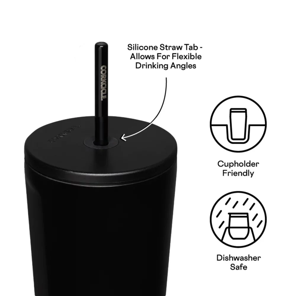 Verre isotherme CORKCICLE® - 24 oz - Noir mat