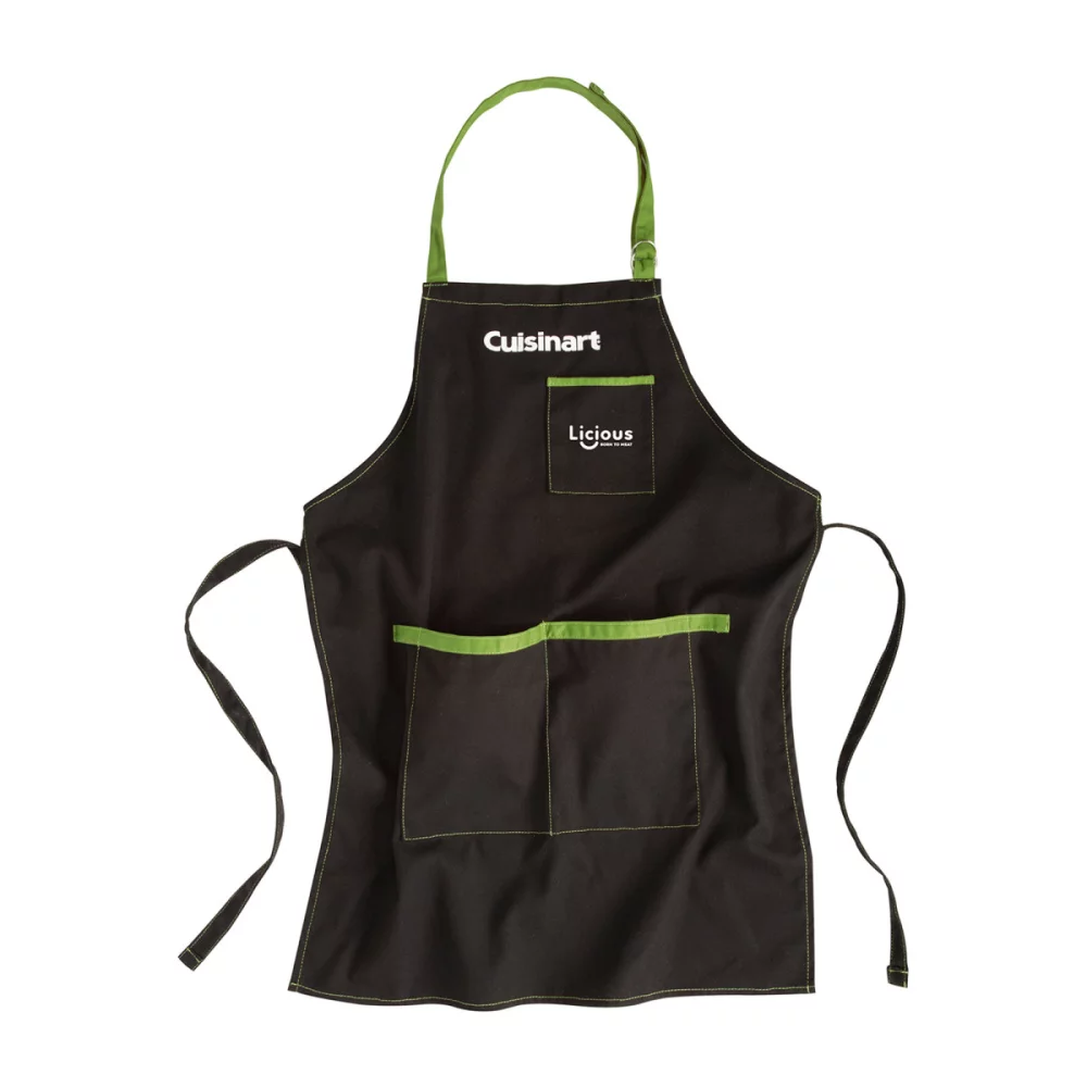 Tablier de chef et serviette Cuisinart Outdoors® pour barbecue - Noir