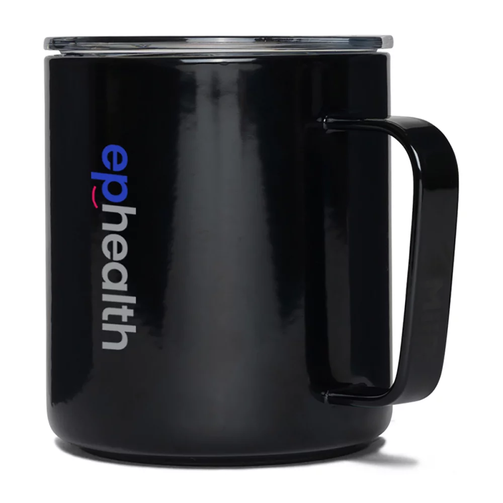 Tasse de camping MiiR® TruEnamel™ - 12 oz. - Noir