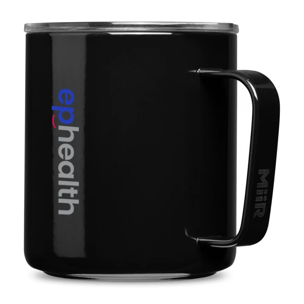 Tasse de camping MiiR® TruEnamel™ - 12 oz. - Noir