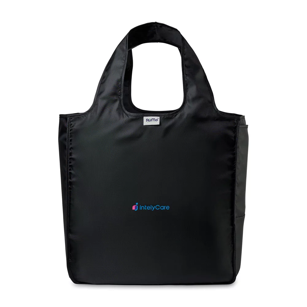 Sac fourre-tout grand en matières recyclées RuMe® - Noir