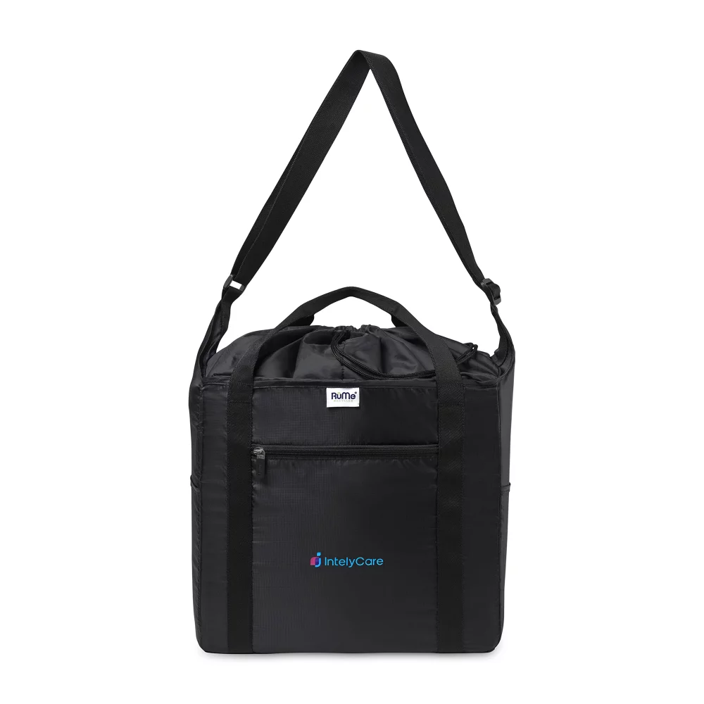 Sac à cordon RuMe® recyclé - Noir