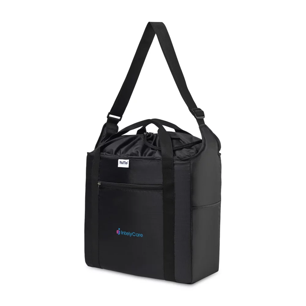 Sac à cordon RuMe® recyclé - Noir