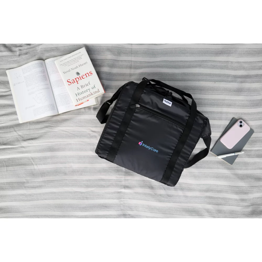 Sac à cordon RuMe® recyclé - Noir