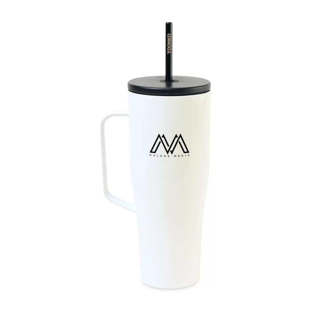 Verre isotherme CORKCICLE® XL - 30 oz - Blanc