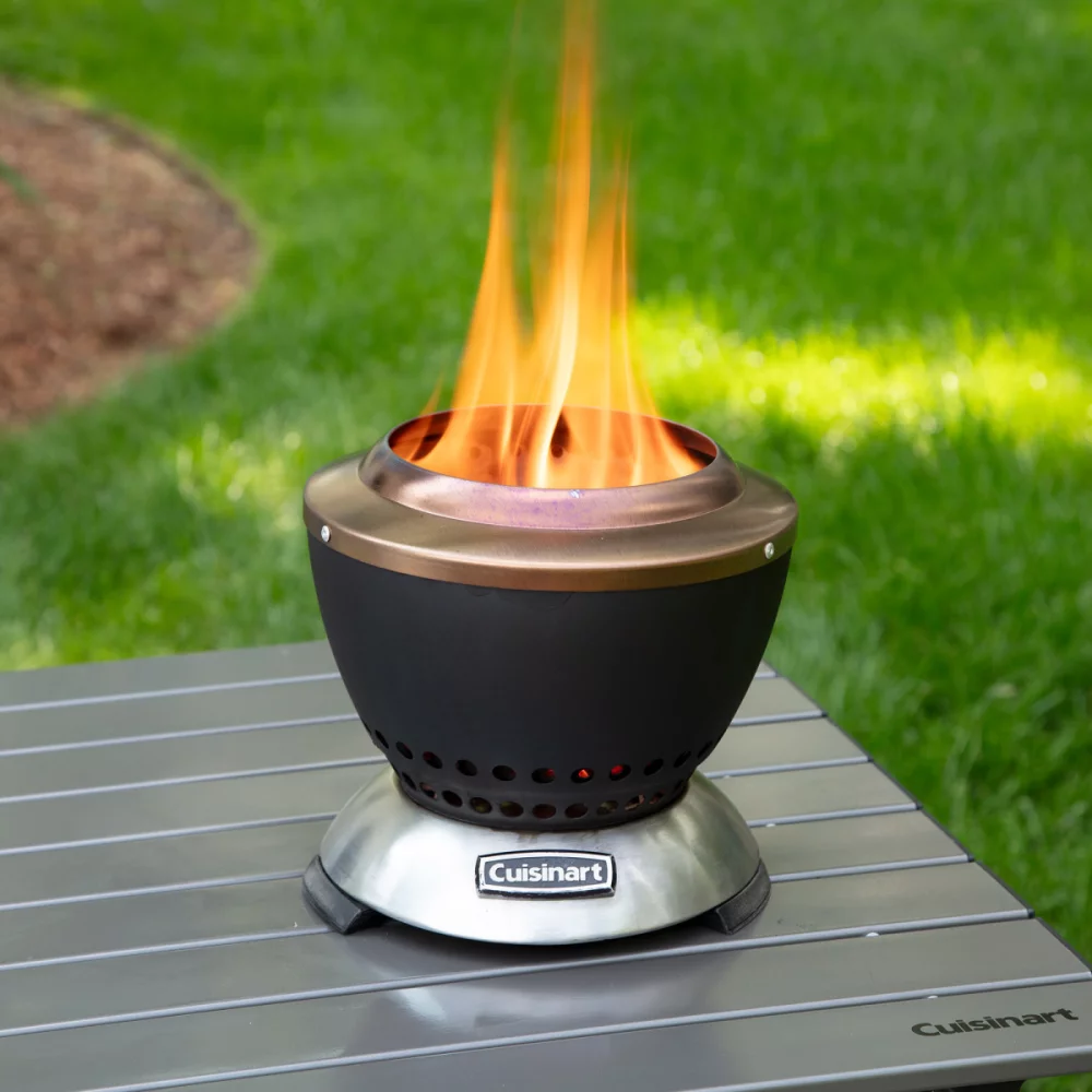 Cuisinart Outdoors® Cleanburn Smokeless Tabletop Fire Pit - Acier inoxydable