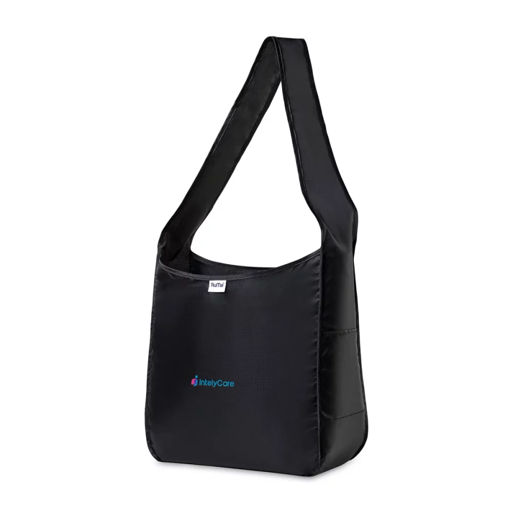 RuMe® Recycled Crossbody Tote - Black