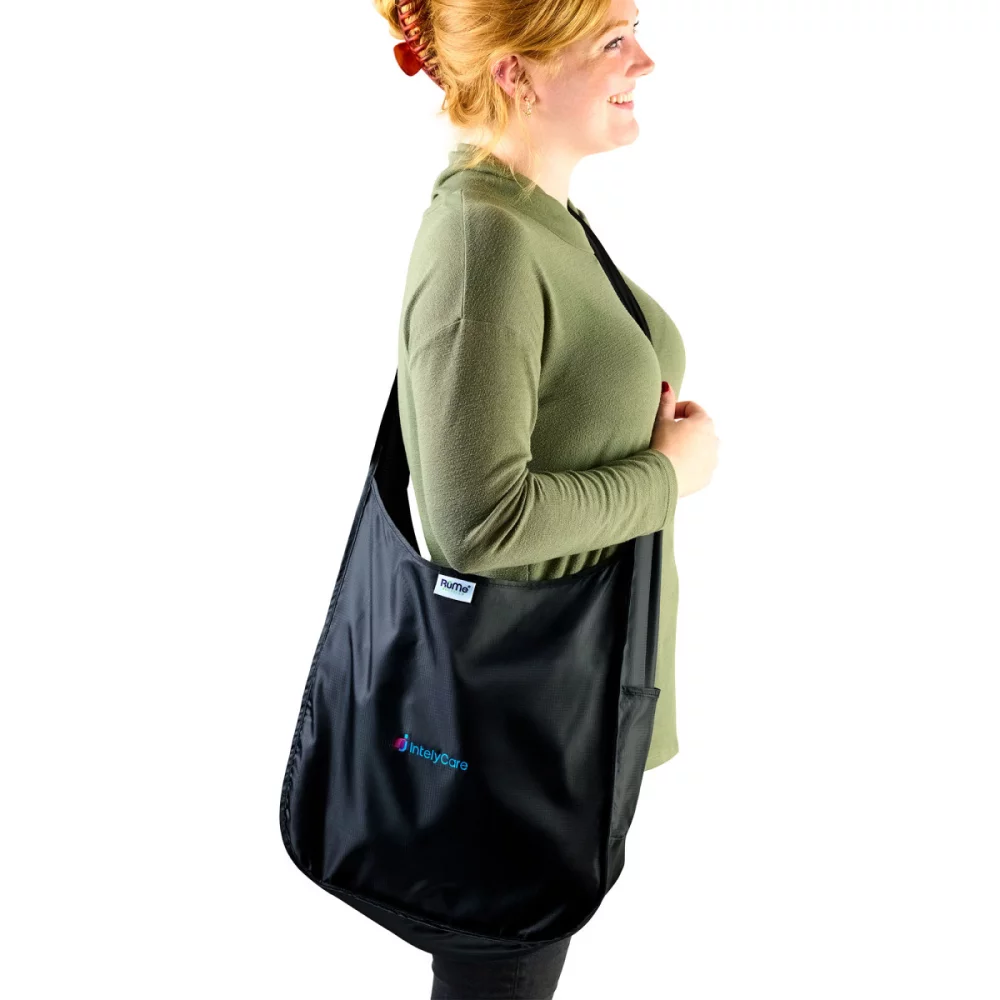 RuMe® Recycled Crossbody Tote - Black