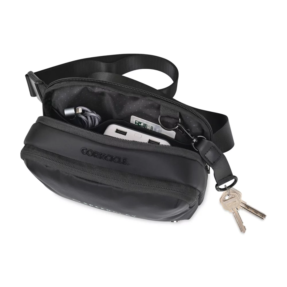 CORKCICLE® Series A Crossbody Belt Bag - Black