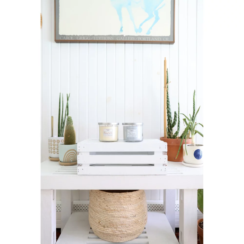 Bougie en mélange de soja Stonewall Home - Miel Vanille