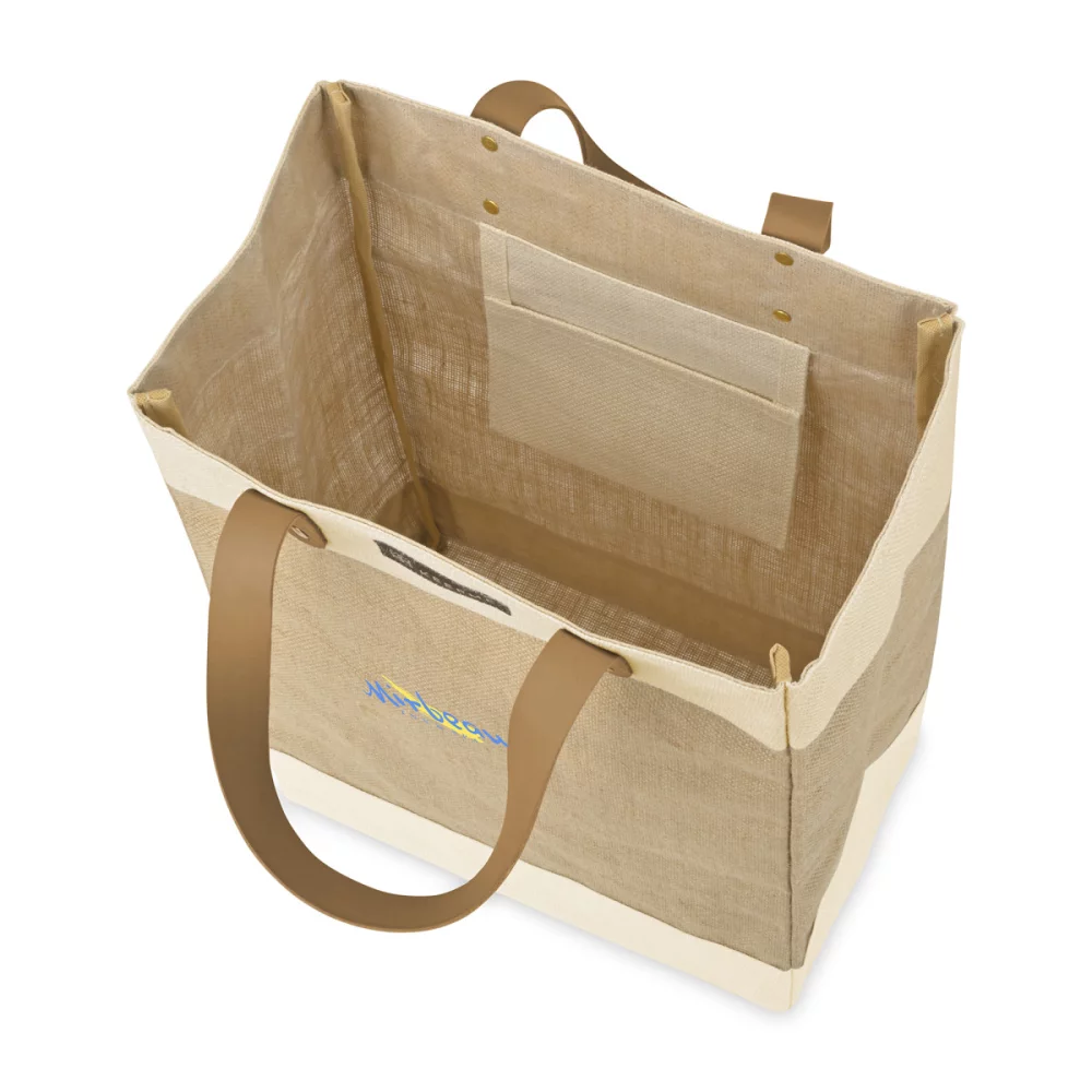 KEEPME® Jute Tall Tote - Natural