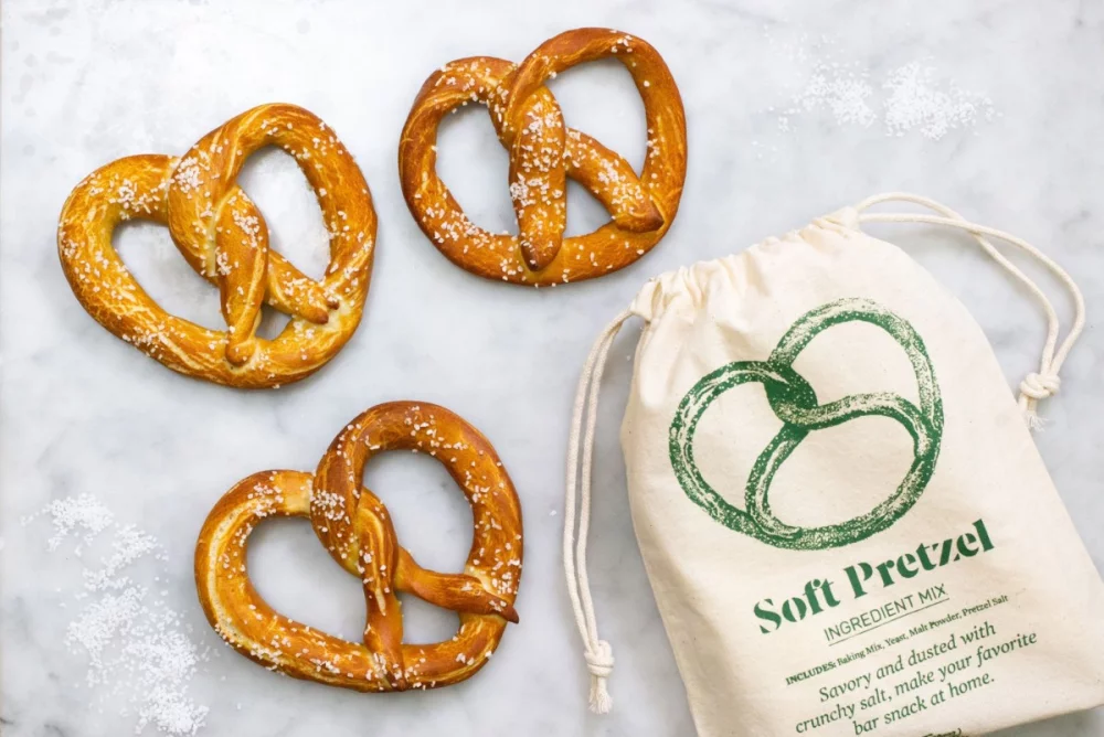 Mélange pour la fabrication de bretzels moelleux DIY FarmSteady - Tan