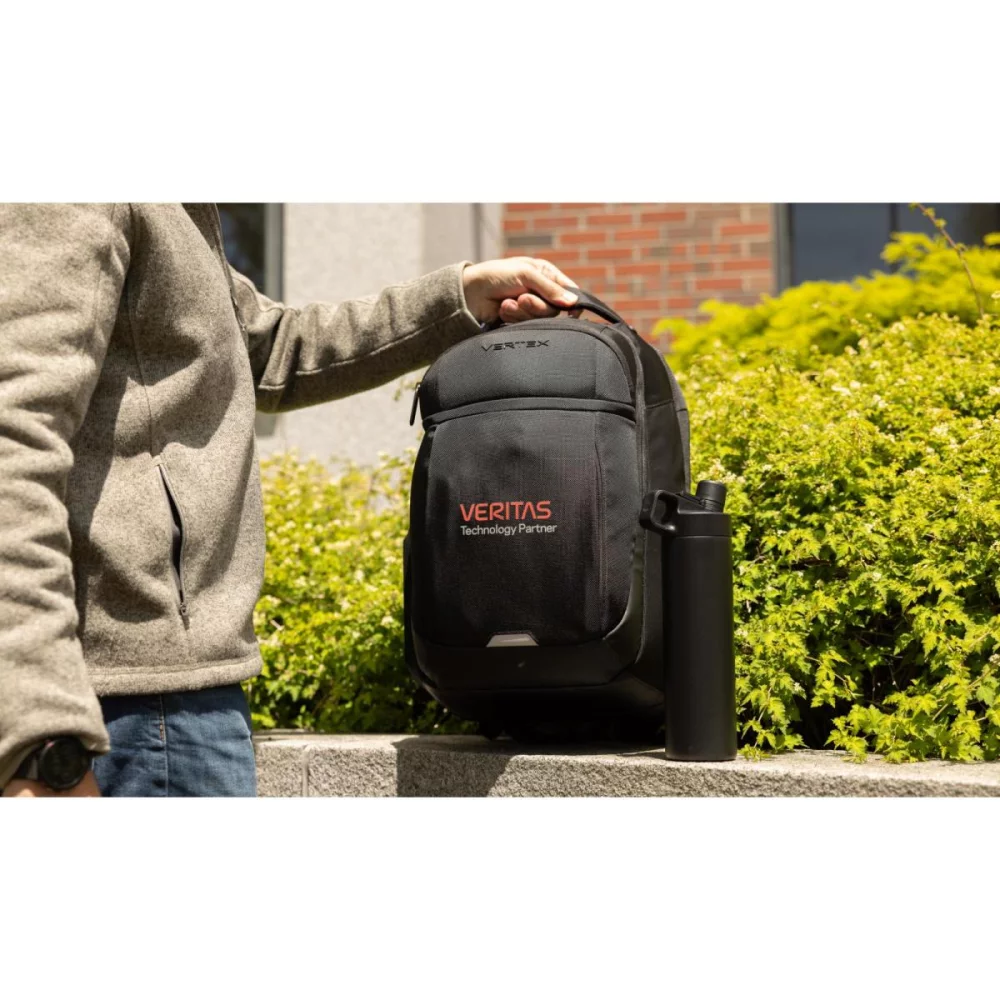 Vertex® Brooklyn Laptop Backpack - Black