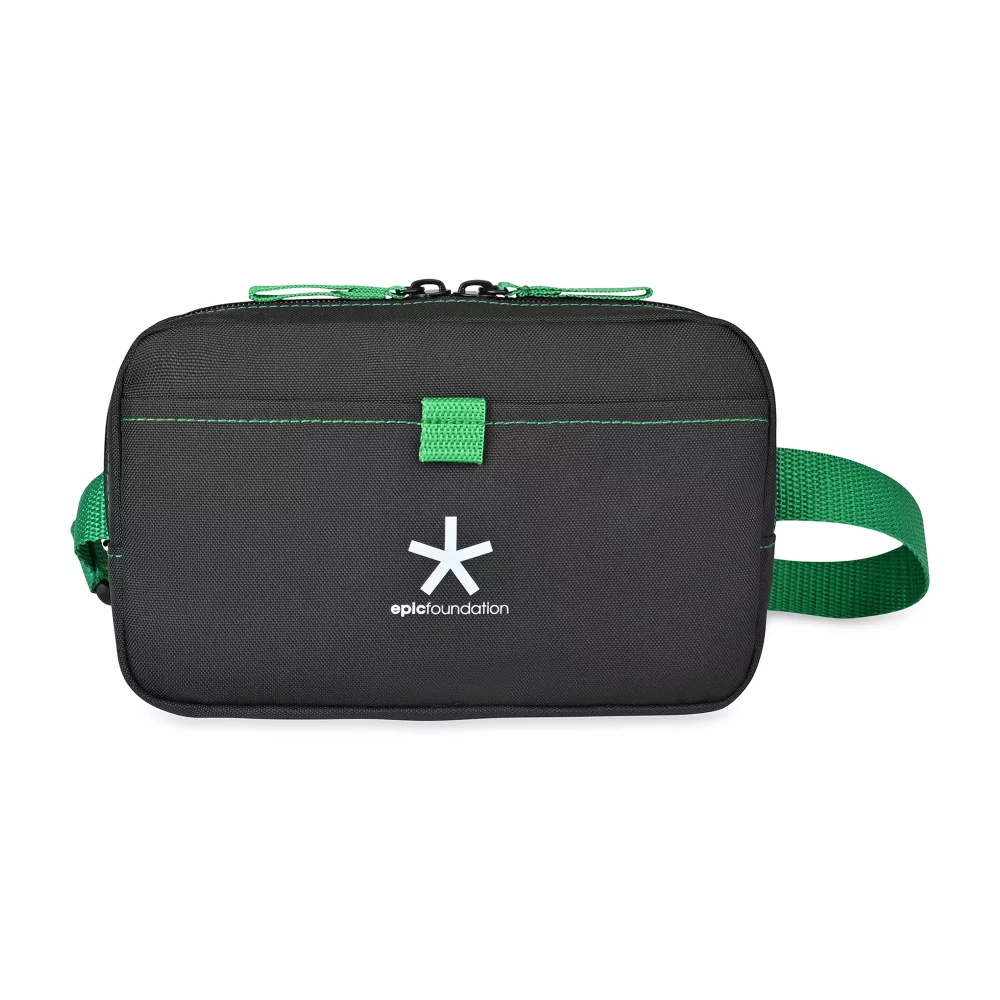 Repeat Recycled Poly Waist Pack - Kelly Green