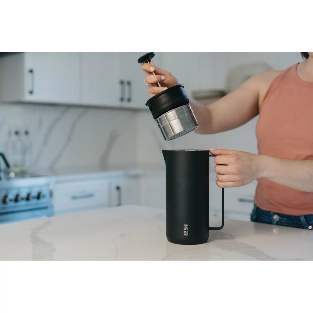 MiiR® New Standard French Press - 1L - Black Powder