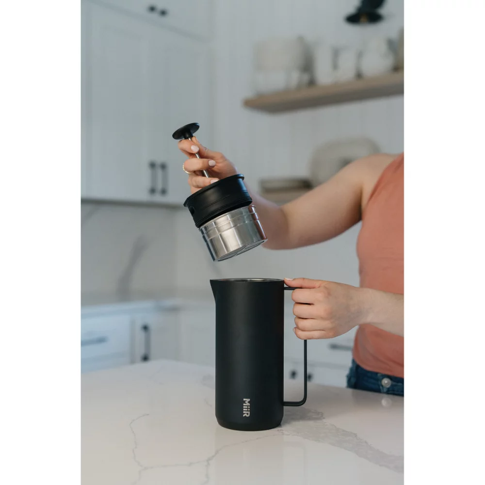 MiiR® New Standard French Press - 1L - Black Powder