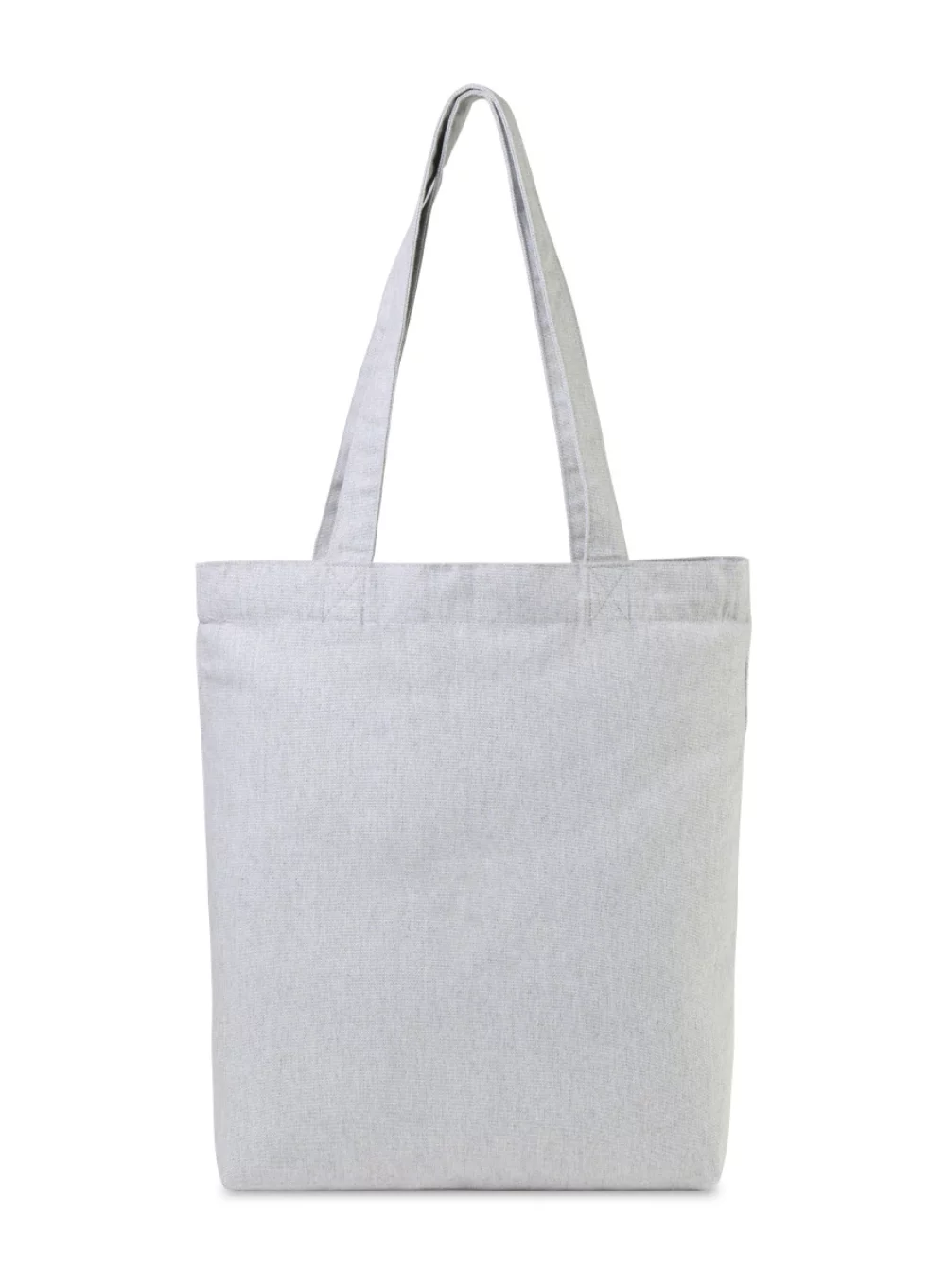 AWARE™ Recycled Cotton Gusset Bottom Tote - Light Grey