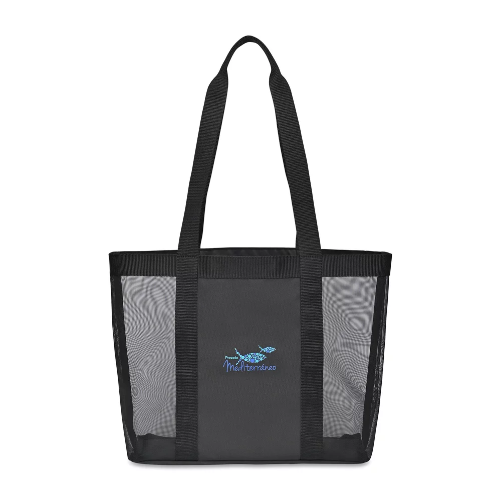 Mesh Tote Bag - Black
