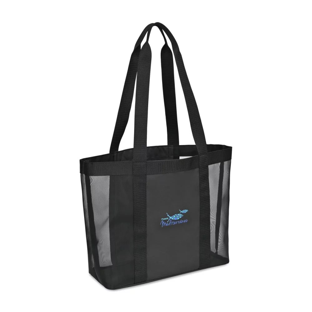 Mesh Tote Bag - Black